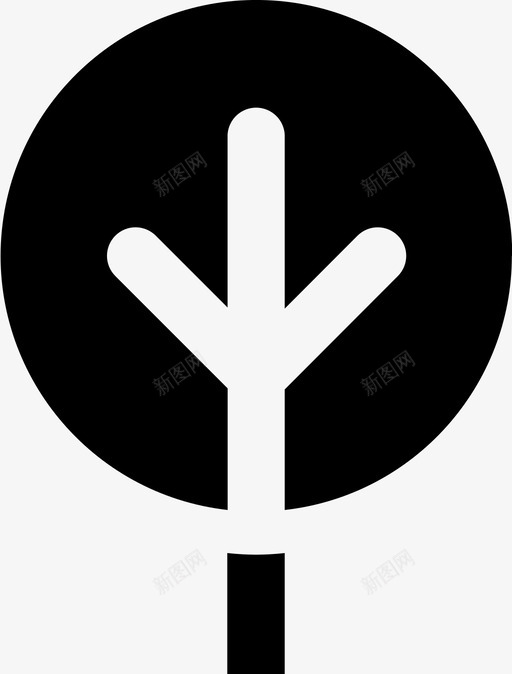树户外公园图标svg_新图网 https://ixintu.com 公园 户外 树