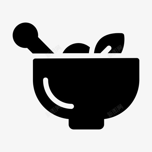 医疗碗医疗保健混合图标svg_新图网 https://ixintu.com 医疗保健 医疗保健线铭文 医疗碗 混合 药房