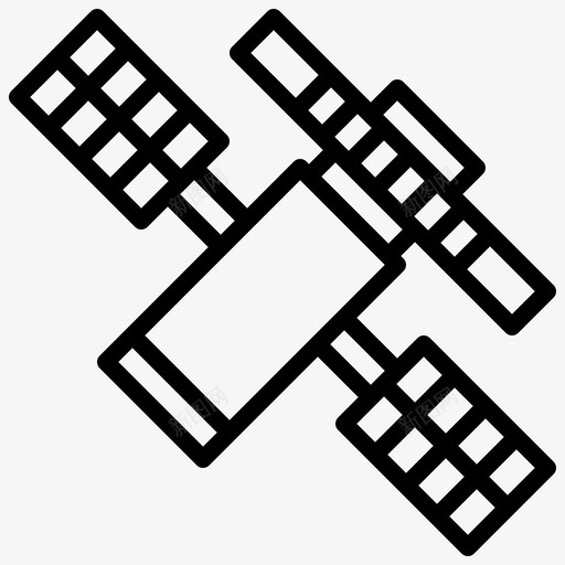 气象卫星天线电子设备图标svg_新图网 https://ixintu.com 卫星外形图 台站 天线 气象卫星 电子设备