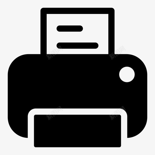打印机设备传真机图标svg_新图网 https://ixintu.com 传真机 办公室 打印周期轮转复印 打印机 机器 设备