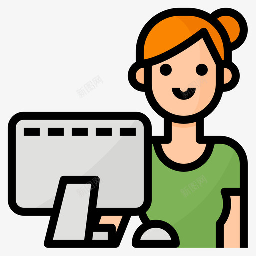 极客人与生活方式3线性颜色图标svg_新图网 https://ixintu.com 人与 极客 生活方式 线性 颜色