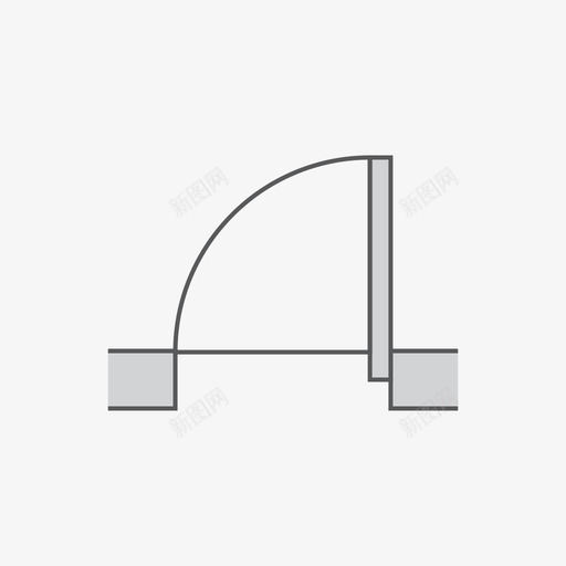单开门svg_新图网 https://ixintu.com 单开门