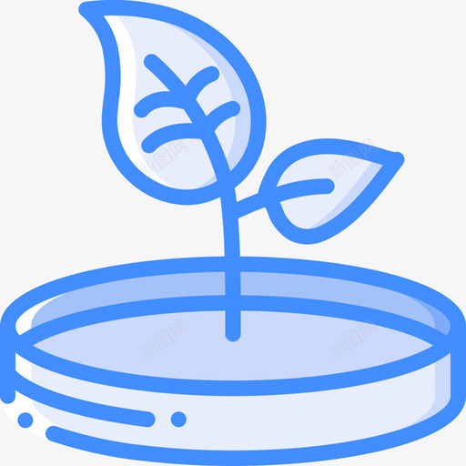培养皿遗传学和生物工程4蓝色图标svg_新图网 https://ixintu.com 培养皿 生物工程 蓝色 遗传学