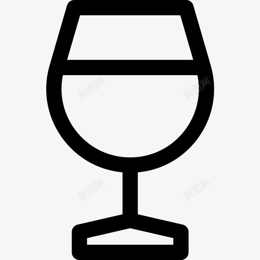 酒杯76号餐厅线性图标svg_新图网 https://ixintu.com 76号 线性 酒杯 餐厅
