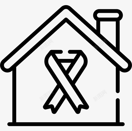 家世界癌症意识日8直线图标svg_新图网 https://ixintu.com 世界 意识 癌症 直线