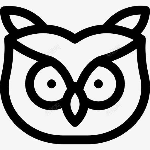 猫头鹰文学22直系图标svg_新图网 https://ixintu.com 文学 猫头鹰 直系