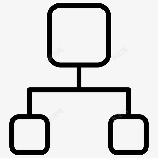 lan连接internet图标svg_新图网 https://ixintu.com internet lan 业务图标加粗线条集149 网络 连接