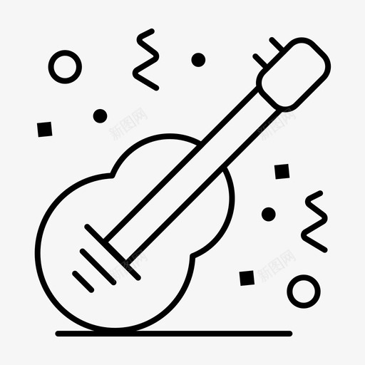 原声民谣吉他图标svg_新图网 https://ixintu.com 乐器 原声 吉他 民谣 生日 音乐 音乐剧