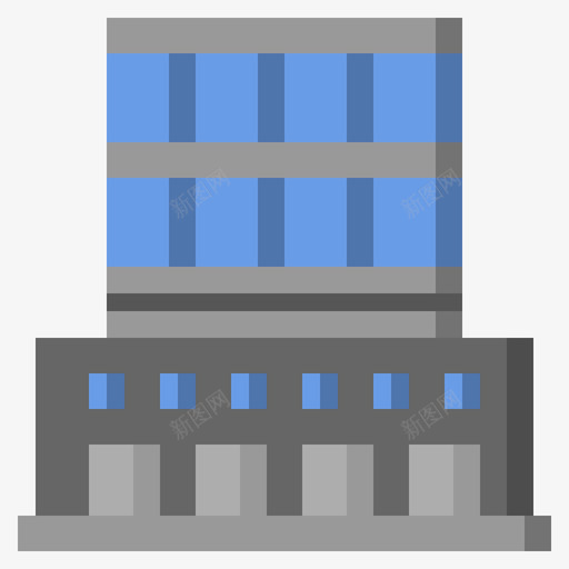 建筑建筑系列4公寓图标svg_新图网 https://ixintu.com 公寓 建筑 建筑系 系列