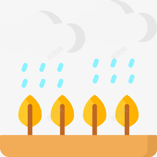 雨秋天91平坦图标svg_新图网 https://ixintu.com 平坦 秋天91 雨