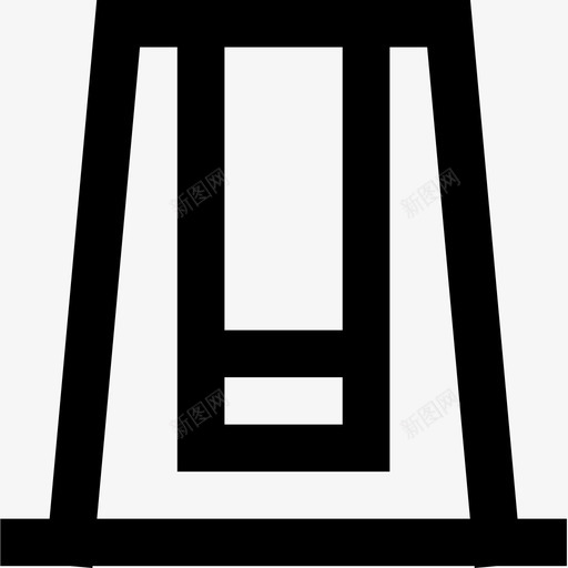 秋千花园17直线型图标svg_新图网 https://ixintu.com 直线 秋千 线型 花园