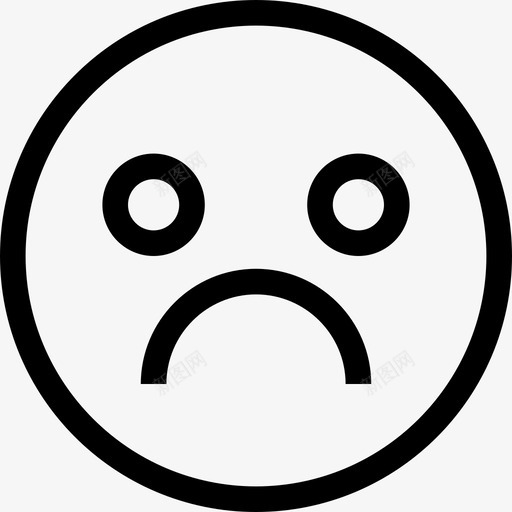 悲伤的表情坏的情绪化的图标svg_新图网 https://ixintu.com 坏的 小的 微小 悲伤 情绪化 投票 表情
