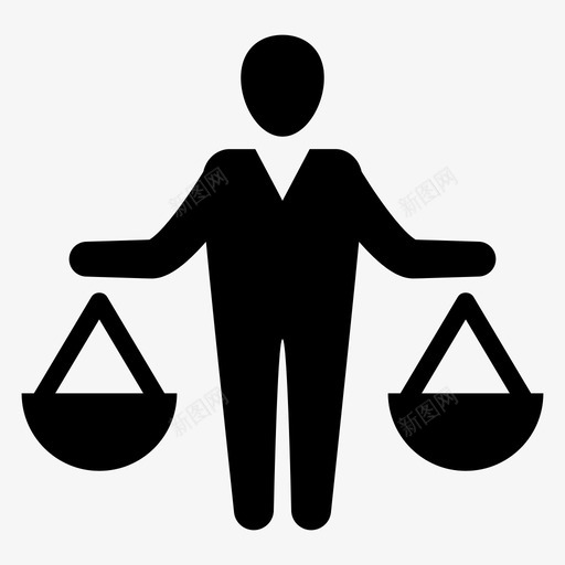 商业决策分析平衡图标svg_新图网 https://ixintu.com 保险 决策 分析 商业 商人 平衡