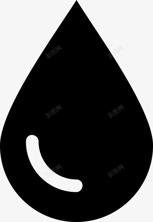 滴血水图标svg_新图网 https://ixintu.com 水 滴 血