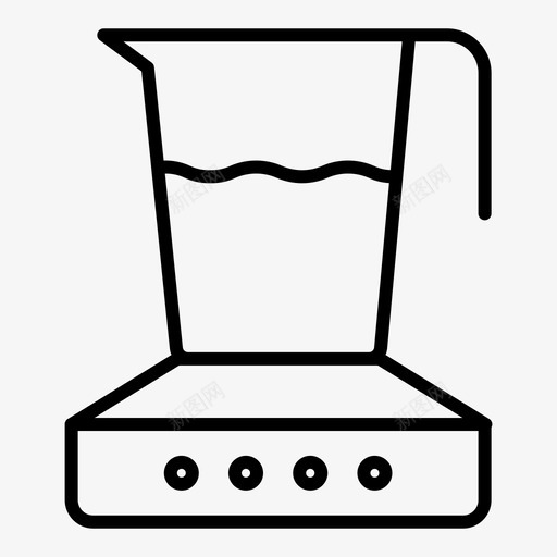 搅拌机盘子食物图标svg_新图网 https://ixintu.com 厨房 搅拌机 盘子 食物