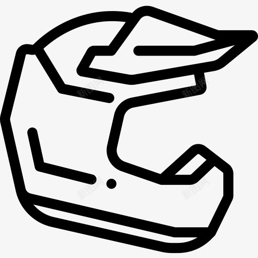 头盔防护和安全14线性图标svg_新图网 https://ixintu.com 头盔 线性 防护和安全14