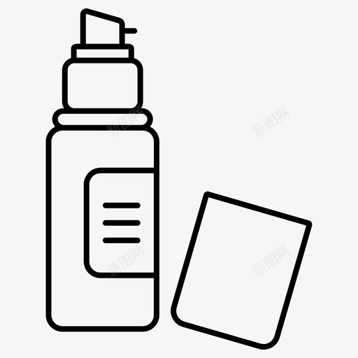 精华液面部精华液化妆品美容8px图标svg_新图网 https://ixintu.com 化妆品美容8px 精华液 面部精华液