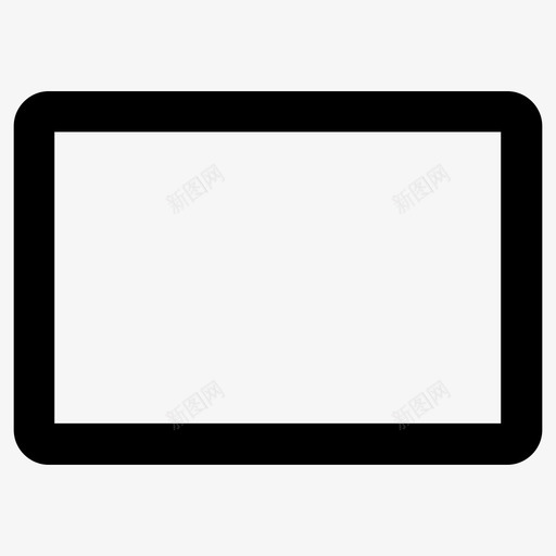 矩形弯头字段图标svg_新图网 https://ixintu.com 几何图形 字段 平面 弯头 矩形