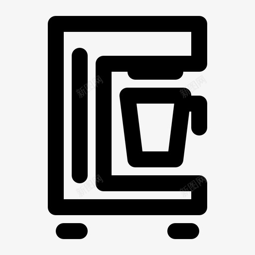 过滤咖啡机咖啡豆咖啡图标svg_新图网 https://ixintu.com 咖啡 咖啡豆 浓缩咖啡机 热咖啡 过滤咖啡机
