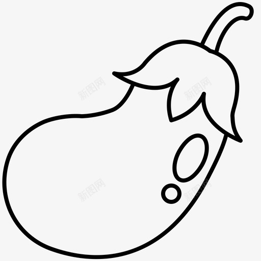 茄子抗氧化剂水果图标svg_新图网 https://ixintu.com 图标 抗氧化剂 标线 水果 紫色 茄子 蔬菜