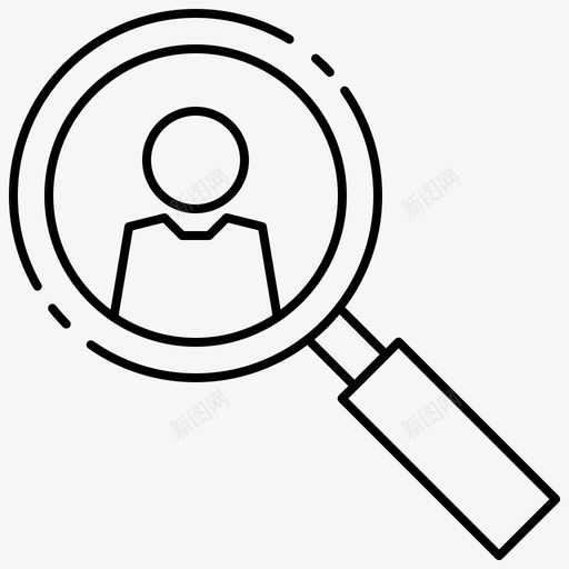 招聘业务员工图标svg_新图网 https://ixintu.com tanahcon 业务 员工 就业 工作 招聘 黑白