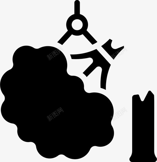 树木恢复救援和响应填充图标svg_新图网 https://ixintu.com 响应 填充 恢复 救援 树木