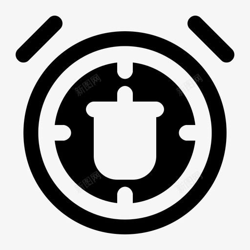 删除报警时间监视图标svg_新图网 https://ixintu.com 删除报警 时间 时间标志符 监视