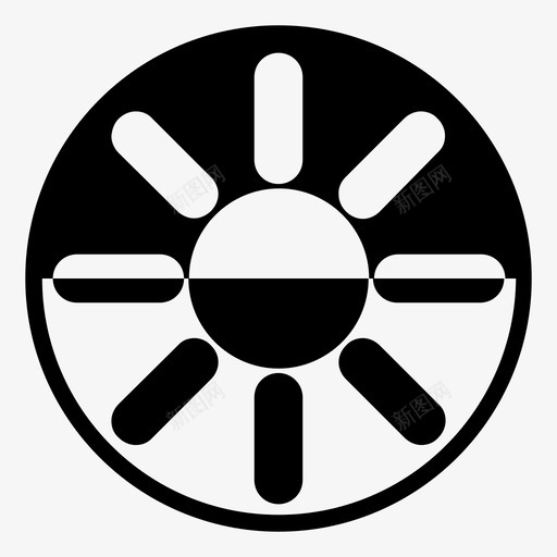 明亮阳光景色图标svg_新图网 https://ixintu.com 明亮 景色 第三 阳光