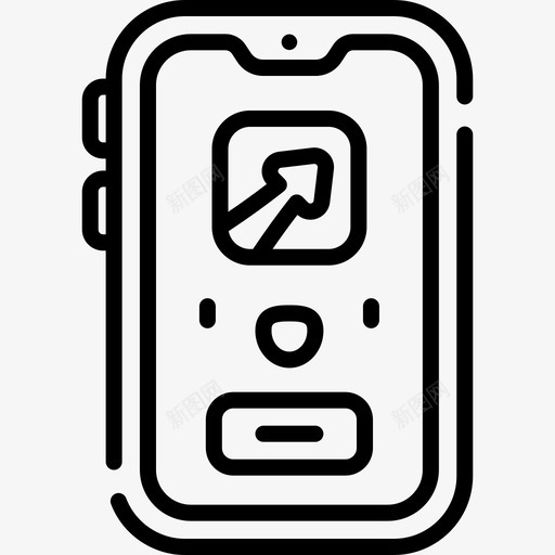 App旅游App25直线图标svg_新图网 https://ixintu.com App 旅游 直线