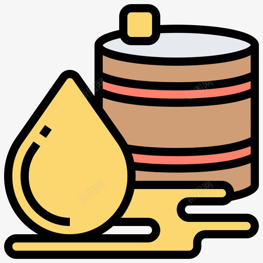 石油石油工业14线性颜色图标svg_新图网 https://ixintu.com 石油 石油工业 线性 颜色