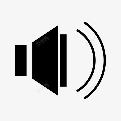 声音打开音乐扬声器图标svg_新图网 https://ixintu.com 声音 打开 扬声器 音乐 音量