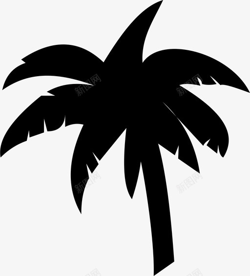 树花园树叶图标svg_新图网 https://ixintu.com 树叶 植物 自然 花园