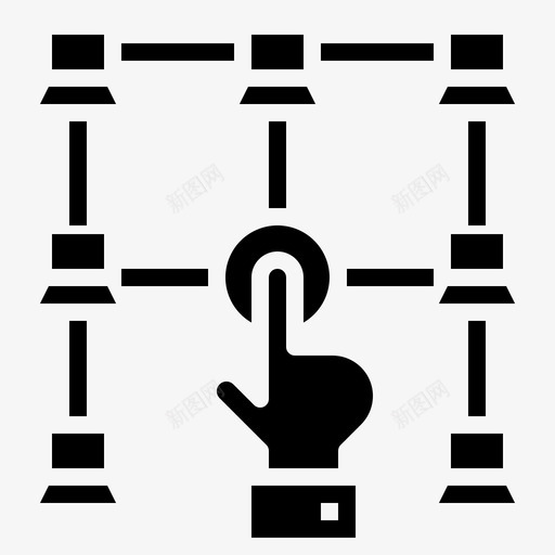 网络通信32填充图标svg_新图网 https://ixintu.com 填充 网络 通信32