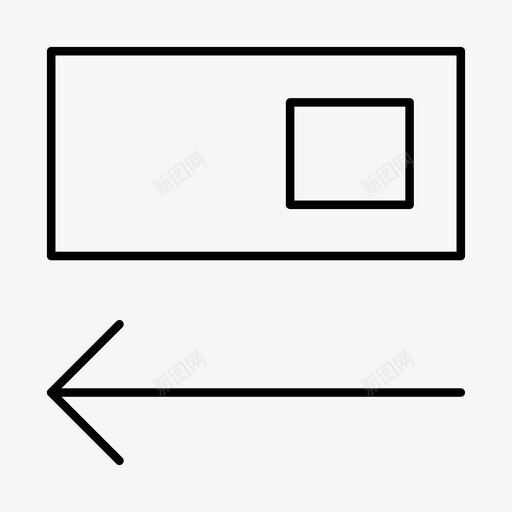 滑动箭头滑块图标svg_新图网 https://ixintu.com 切换 滑动 滑块 界面基本细线集65 箭头 解锁