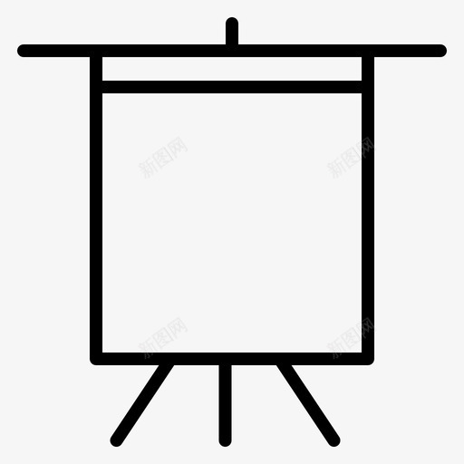 艺术品展板展台图标svg_新图网 https://ixintu.com 多媒体 展台 展板 收藏 艺术品