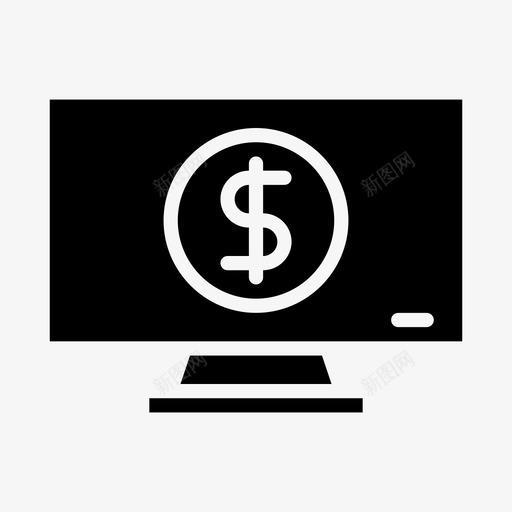 监控业务显示屏幕图标svg_新图网 https://ixintu.com 业务 屏幕 手表 显示 监控 稳定