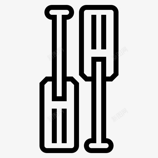 桨航行水手图标svg_新图网 https://ixintu.com 交通 水手 渔民 航行