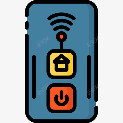 遥控器smarthome10线性颜色图标svg_新图网 https://ixintu.com smarthome 线性 遥控器 颜色