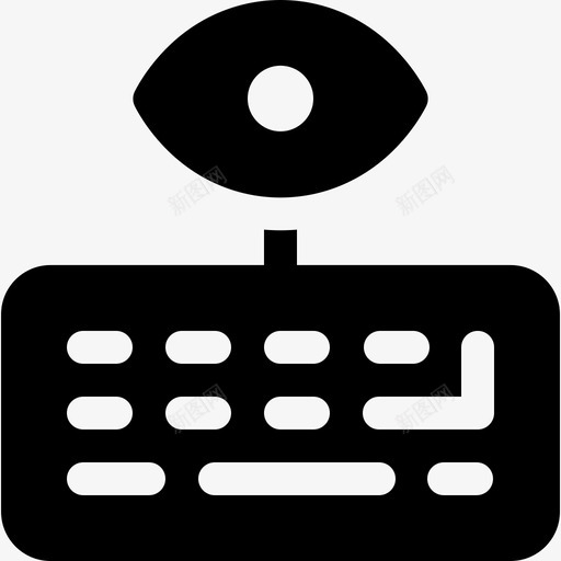 键盘记录网络犯罪2填充图标svg_新图网 https://ixintu.com 填充 犯罪 网络 记录 键盘