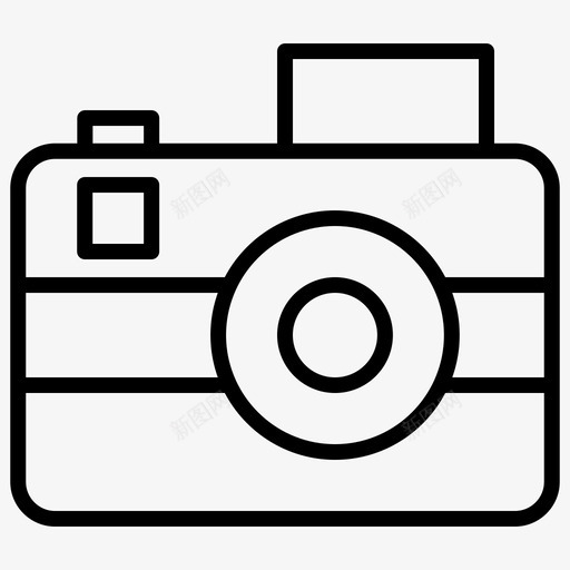照相机海滩图像图标svg_新图网 https://ixintu.com 图像 夏季 夏季海滩常规系列97 摄影 海滩 照相机