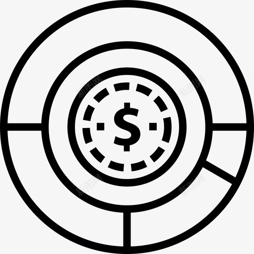 效益策略39线性图标svg_新图网 https://ixintu.com 效益 策略 线性