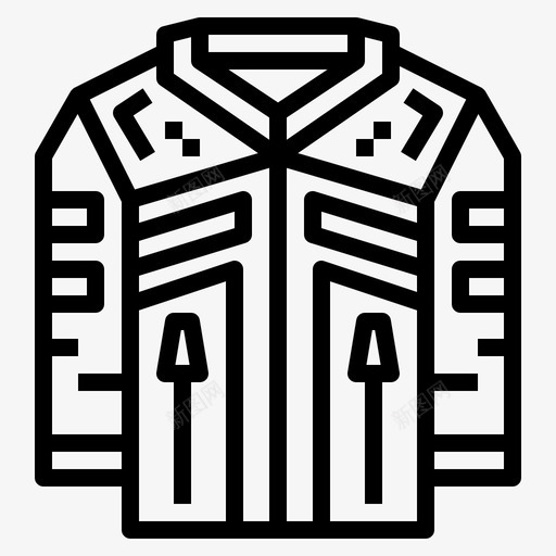 夹克衣服装备图标svg_新图网 https://ixintu.com 制服 夹克 摩托 摩托车 衣服 装备 车手