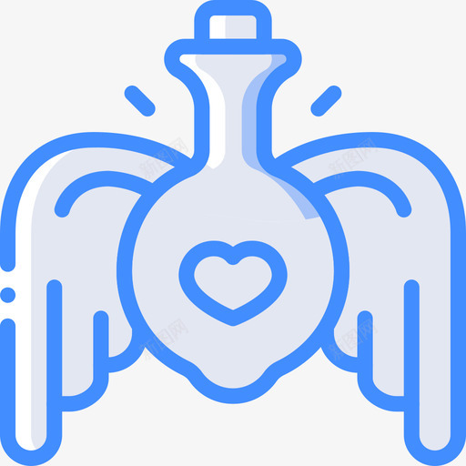 药剂电脑游戏5蓝色图标svg_新图网 https://ixintu.com 电脑游戏5 药剂 蓝色