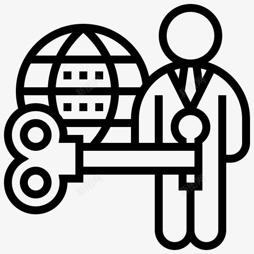 领导现代商业3直系图标svg_新图网 https://ixintu.com 现代商业3 直系 领导