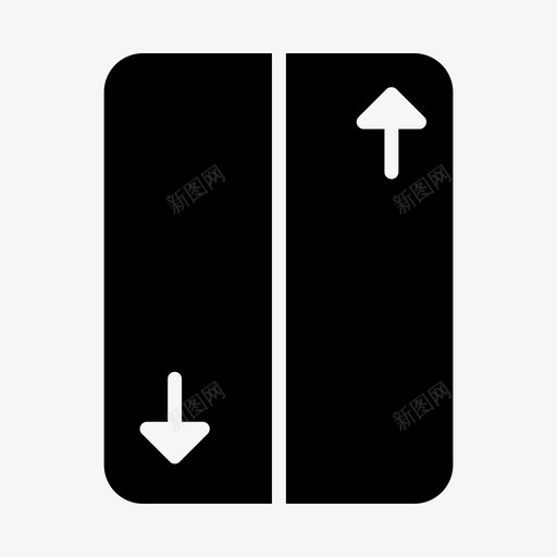 电梯电子商务酒店图标svg_新图网 https://ixintu.com 图标 实心 服务 电子商务 电梯 酒店 餐厅