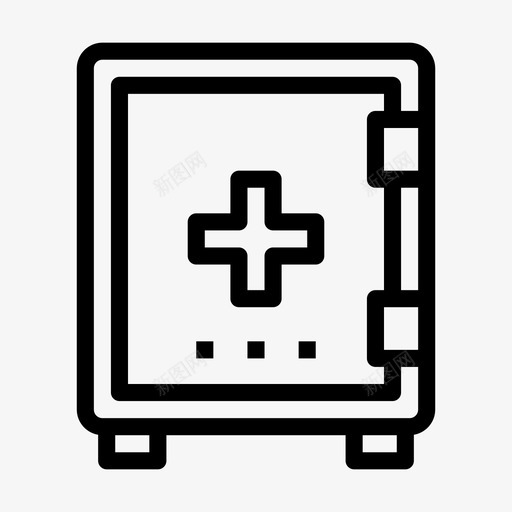 医疗保险箱储物柜防护图标svg_新图网 https://ixintu.com 保险箱 储物柜 医疗 医疗保险 医疗卫生 标志 防护
