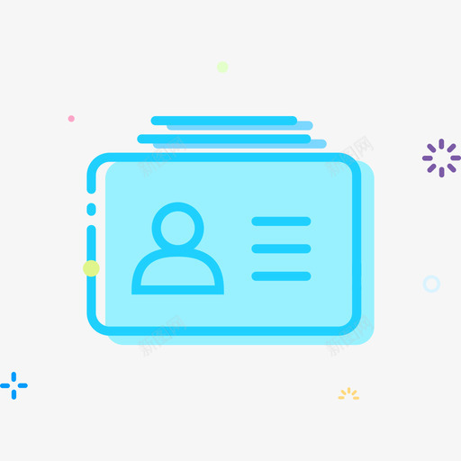 实名认证-个人信息svg_新图网 https://ixintu.com 实名认证-个人信息