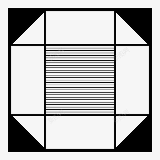 贴片装饰几何体图标svg_新图网 https://ixintu.com 几何体 拼接 碎布 纺织品 装饰 贴片