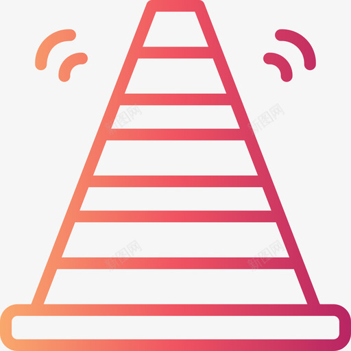 锥形消防站4坡度图标svg_新图网 https://ixintu.com 坡度 消防站4 锥形