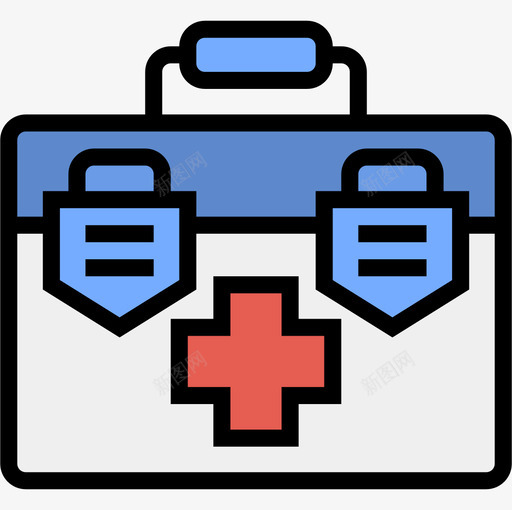 急救医用141线性颜色图标svg_新图网 https://ixintu.com 医用141 急救 线性颜色